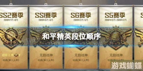 和平精英段位等级顺序 段位顺序等级划分表！