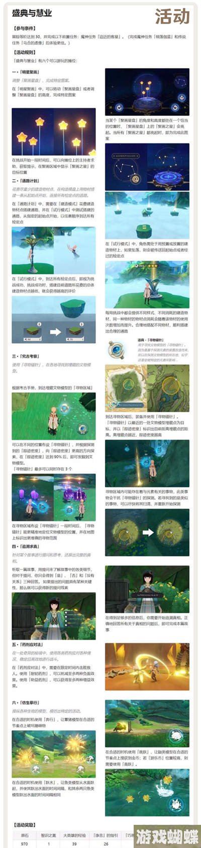 原神3.6活动大全 四个活动玩法规则一览！