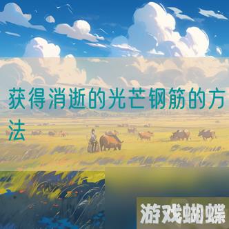 获得消逝的光芒钢筋的方法