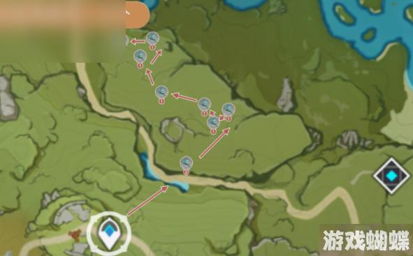 原神小灯草采集位置